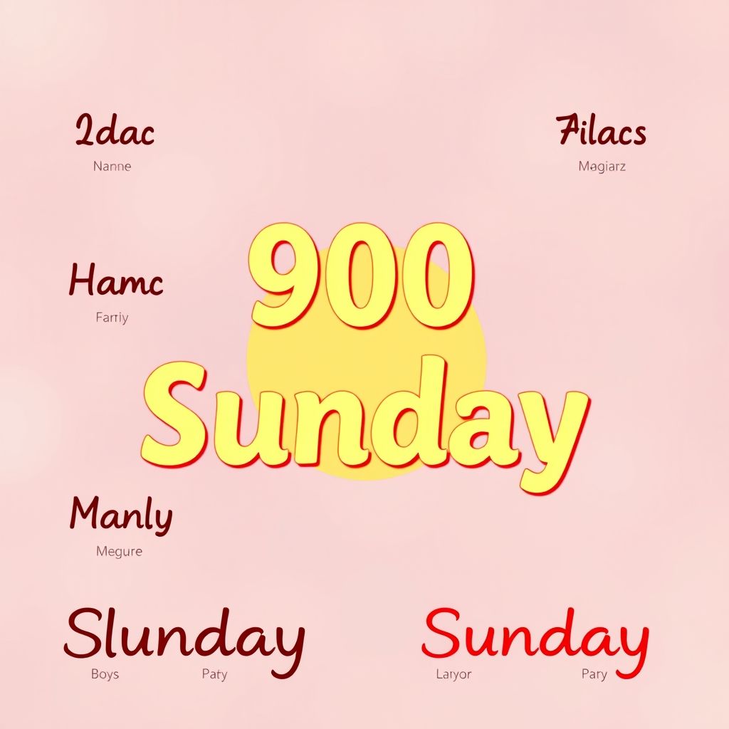 900 ชื่อเล่น ตั้งชื่อเล่นลูกชาย-ลูกสาว เกิดวันอาทิตย์ ดูดีทันสมัย เป็นมงคล